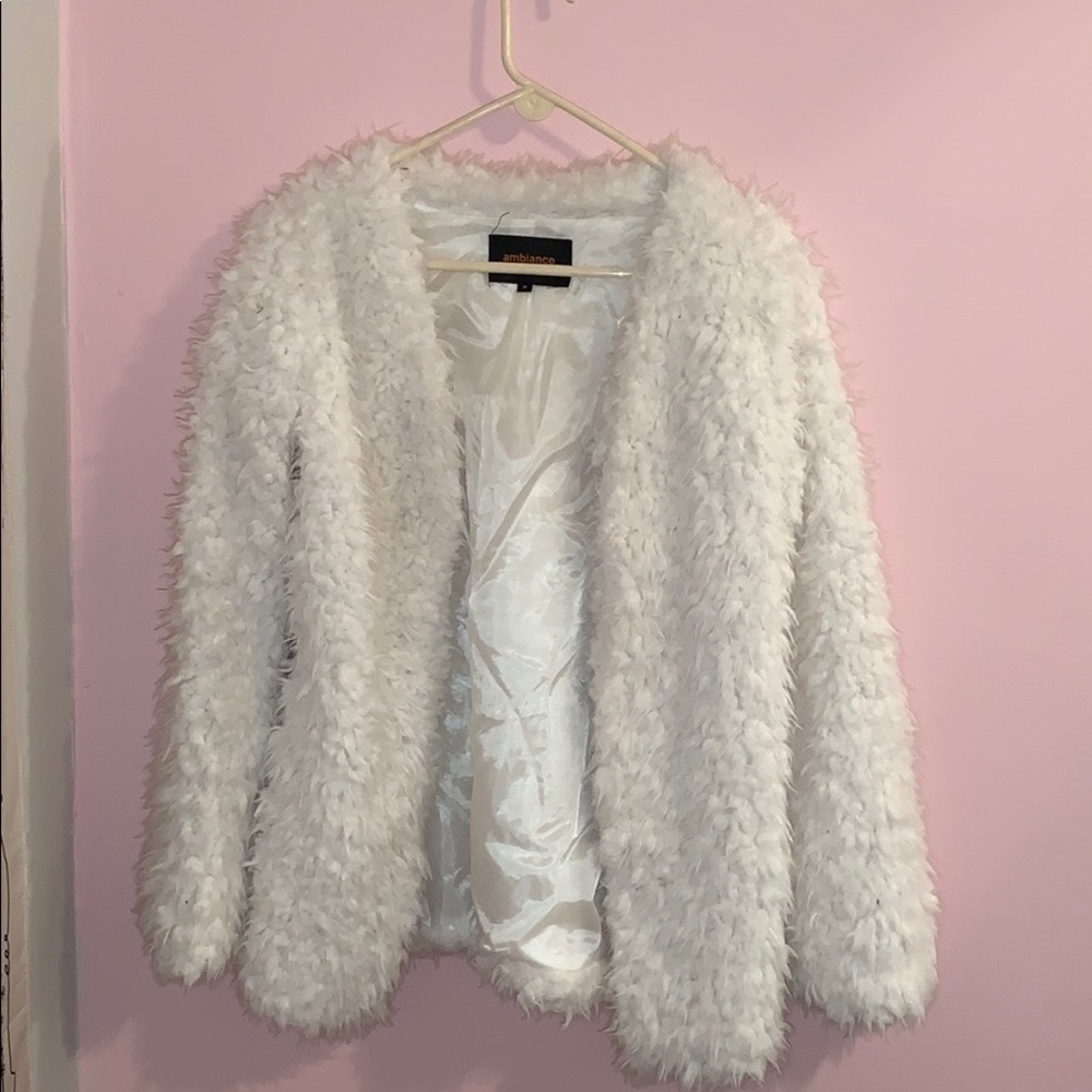 White Fluffy Jacket - image 1